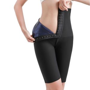 Women's Shapers Body Shaper Pants Sauna Leggings Compression High Waist Tummy Control Workout Suits Thermo Sweat Capris