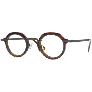 Mode Sonnenbrille Rahmen Top Qualität Acetat Brillen Männer Vintage Vollrand Optische Brillen Klare Linse Rezept Myopie Gläser Frauen S