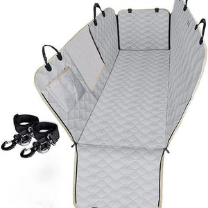 Dog Car Seat Covers Pet Carrier Waterproof Travel Mat Hammock Protection Pad With Zipper And Pocket Transport Device