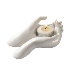 Candlestick silicone moldes DIY forma de mão concreta gesso velas ferramentas ferramentas decorações artesanais artesanais 210722