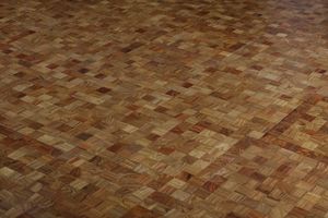 黄色い色のkosso堅木張りの床の床の床の床のモザイクの亜色の瓦メダリオンのインレイの壁のパネルの背景木工品マシーンアートデコデカールの習慣