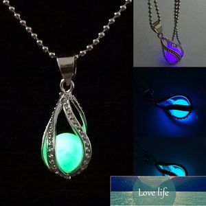 Newly Fashion Teardrop Necklace Glow in the Dark Pendant the Little Mermaid Romantic NYZ Shop Factory price expert design Quality Latest Style Original Status