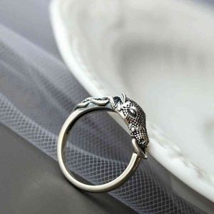 Nafugo silver smycken används 925 sterling ring longmatai öppning