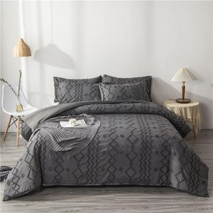 Bedding Sets Bohemian Duvet Cover Queen Size Set Floral Modern Bed Solid Striped Quilt 3pcs Luxury Home Bedclothes
