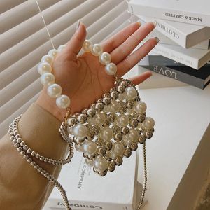 Abendtaschen Damen Sommer Perlen Klein Klar Für Frauen Mini Umschlag Umhängetasche Quadratisch Transparent