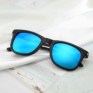 Men's 2021 round face polarized sunglasses driving glasses hipster driver eyes male