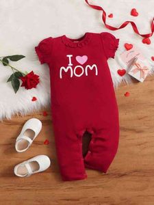 Slogan Baby Graphic Friill Cimbsuit Ona