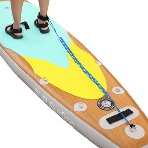 Wholesale coiled paddle board leash resale online - Sup Surf Board Surfing Ankle Leash Elastic Coiled Stand UP Paddle Boards Leg Rope Meter Feet Surfboard Ankle Strap