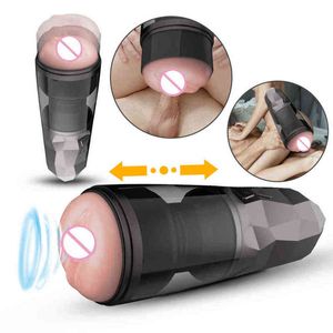 Nxy Uomini Masturbatori Automatico Telescopico Maschile Masturbazione Rotazione Mani Libere Figa Masturbatore Adulto Silicone Vagina Giocattoli Sessuali Reali 1214