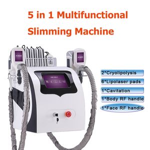 Многофункциональный криолиполизовый кавитация Rf Body Sliume Machine Cryo Fat замораживающая стройная косметика для домашнего использования