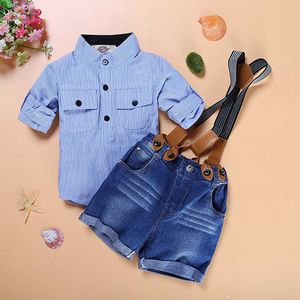 Summer Toddler Set Boys Clothing Baby Suit Shorts Shirt 2-7Years Children Kid Clothes Suits Formal Wedding Party Costume