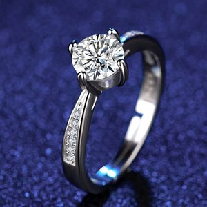 Wedding Couple Rings For Women MoissaniteRings Jewelry Silver 925 Engagement ring luxury jewellery for teen girls