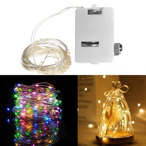 Luz de corda eletrônica 3 modos LED lâmpada de fada Garland multi cor diy string lâmpada de Natal festa de Natal jardim decoração