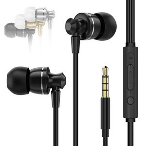 Super Bass waterproof Earphone Sport Noise Canceling Volume Control Headset Metal