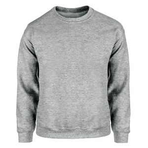 Sweatshirts Hoodies Men Solid Color Sweatshirt Hoodie Sportswear Streetwear Gray White Black Dark Blue Red Many Color Crewneck Y0809