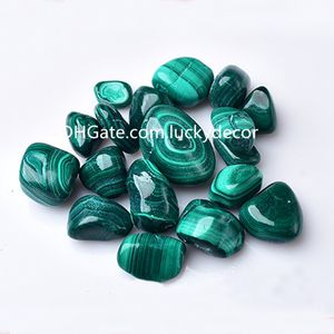 Wholesale ceremony decor resale online - Genuine Malachite Tumbled Stone Crafts mm Freeform Natural Green Striped Quartz Crystal Stones Used for Protection and Positive Wicca Healing Piedras Caidas