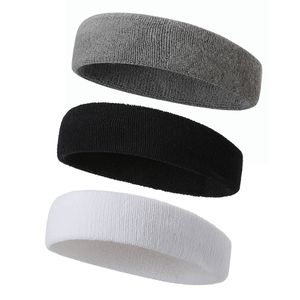 Wholesale moisture wicking sweatband resale online - Sweatbands Sports Headband Wristband for Men Women Moisture Wicking Athletic Cotton Terry Cloth Sweatband for Gym Out