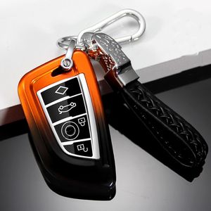 Key Protective Cover Fashion Blade Car Keys Väska för BMW 3 Serie 5 Serie 530 525LI 320 1x3x4x5x6 Fall Shell ABS + TPU Auto Parts