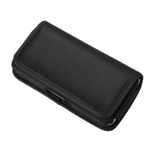 Clipe de cinto universal coldre casos de telefone celular bolsa de couro para iphone samsung moto google titular do cartão pacote de cintura oxford tecido saco capas móveis