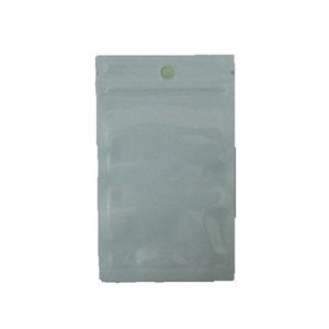 ホワイト+クリアプラスチック包装袋セルフシールジッパージッパーパッキングバッグ袋の小売りZiplock ZiplocパッケージPolybag