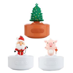 Portable Speakers Creative Bluetooth-compatible Speaker Mobile Phone Holder Cute Cartoon Doll Pendant Home Decoration Ornaments Christmas Gi