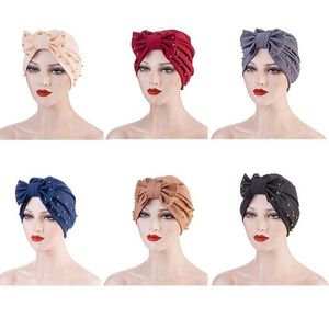 Muslimische Turban-Kappe, Beanie-Hüte für Frauen, überkreuzte innere Hijabs, Motorhaube, Wickelkopf, Hijab, Untertuch, Kappen, islamische Turbante