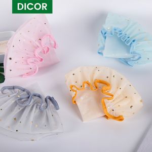 2 Pcs Star Mesh Shower Cap Water and Oil Proof Avoid Damp Hair High Elasticity Bonnets for Women