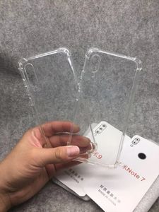 1,5 MM Airbag Anti-shock Transparent Klar TPU Fällen Abdeckung FÜR Xiaomi 10 lite Redmi K30 PRO 100 teile/los