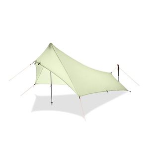Tält och bostäder Ultra Light Rain Tent Tarp, Vattentät 20D Silikonbeläggning Nylon Camping Shelter Canopy Rain, Lightweight Tarp