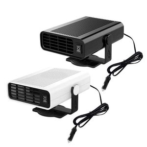 12V/24V 120W Tragbare 2-in-1-Elektroautoheizung Heizung Abtauventilator Wärmer Windschutzscheiben-Abtau-Schnee-Defroster