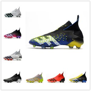 Wholesale sports cleats for sale - Group buy 2021 PREDATOR FREAK Men s FG Soccer Shoes Superfly Crampons De Football Boots Chuteira Black Men World Cup Sports Cleats