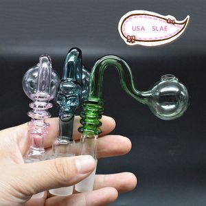 Mix style skull 14mm 18mm male female colorful thick pyrex glass oil rig bowl for water bongs thick big 30mm glass bowls for smoking