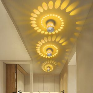 مصابيح حائط صغيرة صغيرة AC85-265V ألومنيوم LED LED LIGH