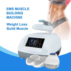 Portable 1 handle slimming machine sculpting high intensity pulsed electromagnetic build muscle fat loss belly burning body sculpt stimulation equipments