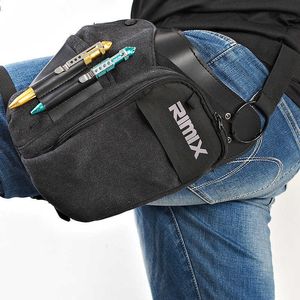 Yoreai Wielofunkcyjne Tactical Canvas Mężczyźni Torby Torby na świeżym powietrzu Sport Elektryk Narzędzie Nogi Torba Motocyklowa Belt Pack 210708