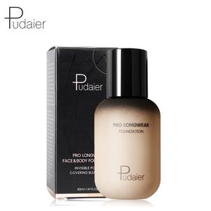 Pudaier Milk Bottle Face Liquid Foundation Cream Matte Highlighter Base Faces All Concealer Cosmetic 40 colors