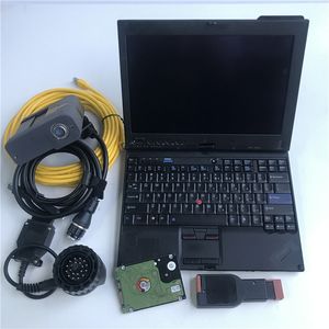 Новый инструмент RC ICOM DIAG для BMW ICOM A2 B C C Scanner с 1TB HDD V2021.12 Expert Win-10, установленный в ноутбуке X200T, готов к работе