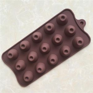 Pişirme pasta aletleri 15 Silindir Getir Hakkında Çikolatalar Model Çam Die Buz Bloğu Kolay Serbest Bırakma Diy Kek Moule Silikon Fimo