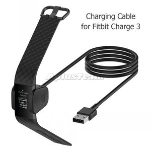 Fitbit Charge3 için Değiştirilebilir USB Şarj3 Akıllı Bilezik USB Şarj Kablosu Fitbit Şarj 3 Bileklik Dock Adaptörü Şarj Cihazı