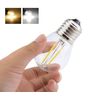 Bulbs Edison Retro G45 LED Lamp 4W 8W 12W 16W AC 220V 230V Filament Light Bulb E27 COB Glass Shell Vintage Style