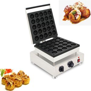 Ticari Paslanmaz Çelik Takoyaki Makinesi Ahtapot Topları Makinesi Yapışmaz Takoyaki Pişirme Pan Waffle Pişirme Ekipmanları