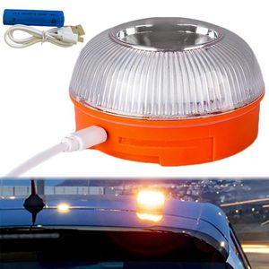 Wholesale traffic safety flares for sale - Group buy Emergency Lights Car Light V16 Autonomous Beacon Road Flares Magnetic Help Flash Roadside Traffic Safety Warning Charge Lamp