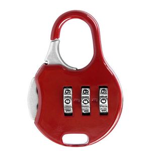 Yenilik Ürünleri Mini 3 Saksı Kombinasyonlar Sırt çantası Bavul Kırtasası için Asma Kilit Şifre Kilit Kilit Açık Seyahat Seyahat Soyunma Güvenlik Metal WH0424