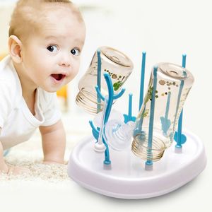 Wholesale tree baby bedding for sale - Group buy Baby Bedding baby bottle holder drying rack storage baby tree bottle drying rack drain rack detachable bottle boxed