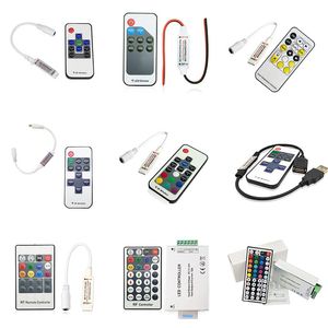 RF Controllers DC5V DC12-24V Mini Remote Control for RGB White Strip 5050 2835 5630 Strips controlling