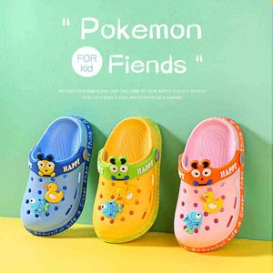 Kids Water Shoes Lovely Strawberry Baby Girls Home Slippers Anti Slip Outdoor EVA Croc Shoes Girls Slippers Soft Kids Shoes G1218