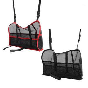 Bilnät Pocket Handväska Hållare Auto Chair Back Foldbar Hängande Väska Organizer Mesh Garderob Storage Väskor