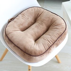 Cushion/Decorative Pillow Thicken Brushed Chair Cushion For Car Winter Autumn Seat Quality Home Dining Floor Office Almofada Pad