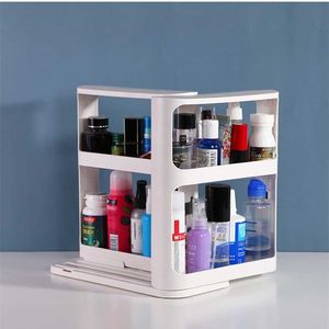 1 PC Multi-Funkcja Obracająca się Rack Box Spacery Posiadacze Kuchnia Spice Organizer Półki Akcesoria kuchenne 211110