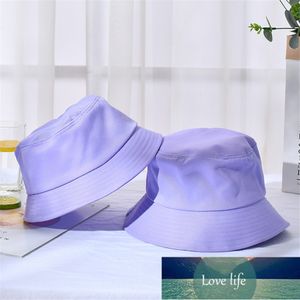Yeni Erkek Ve Kız Güneş Şapkaları Kadın Güneş Kremi Kova Şapka Erkekler C Sunbonnet Fedoras Katı Renk Yaz Plaj Kapaklar Toptan Fabrika Fiyat Uzman Tasarım Kalitesi Son